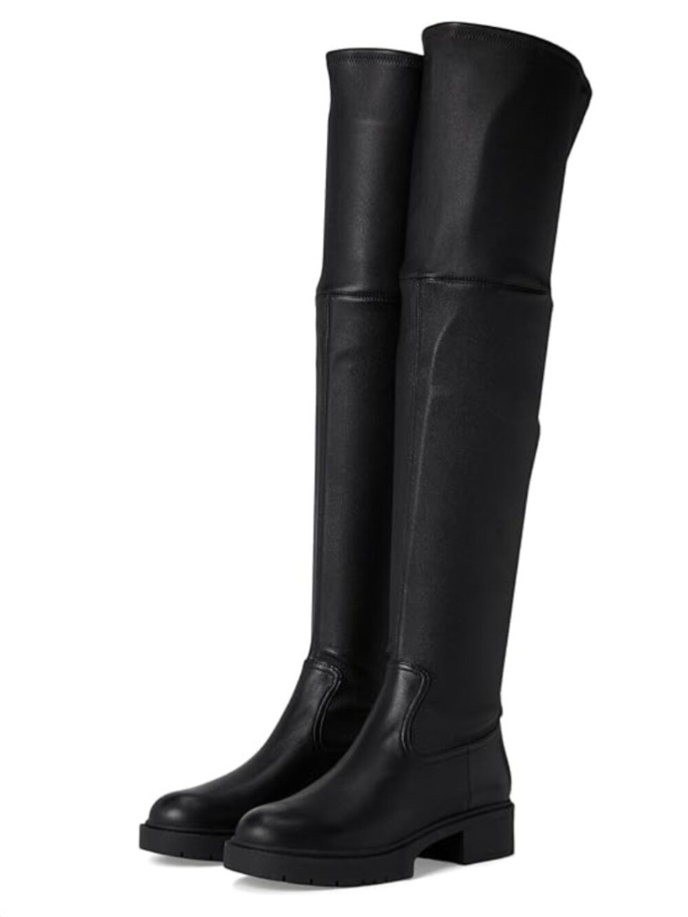 Coach Lisa Black Leather over the Knee-High Boots 9.5 - Picture 2 of 12